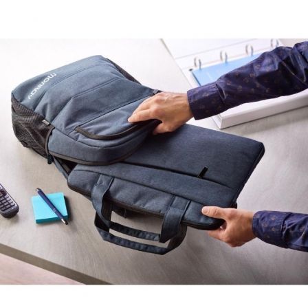 Monray Charter Maletín para Portátil 15.6 Pulgadas Azul Oscuro Jaspeado